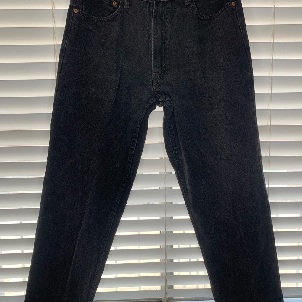 Vintage Lev’s Strauss Mens 550 Mens black Denim Jeans Size 34x30 331/7